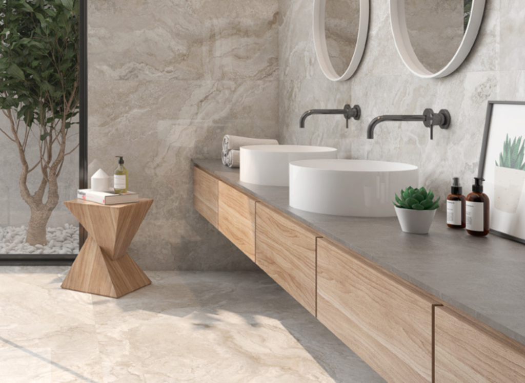 Poreclean Tile for Bathrooms